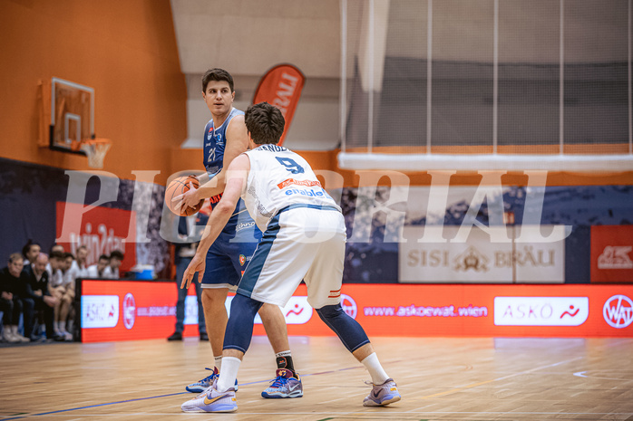 Basketball, Win2Day Superliga 2022/23, 7. Qualifikationsrunde, Vienna Timberwolves, BBC Nord Dragonz, Lukas Knor (21)