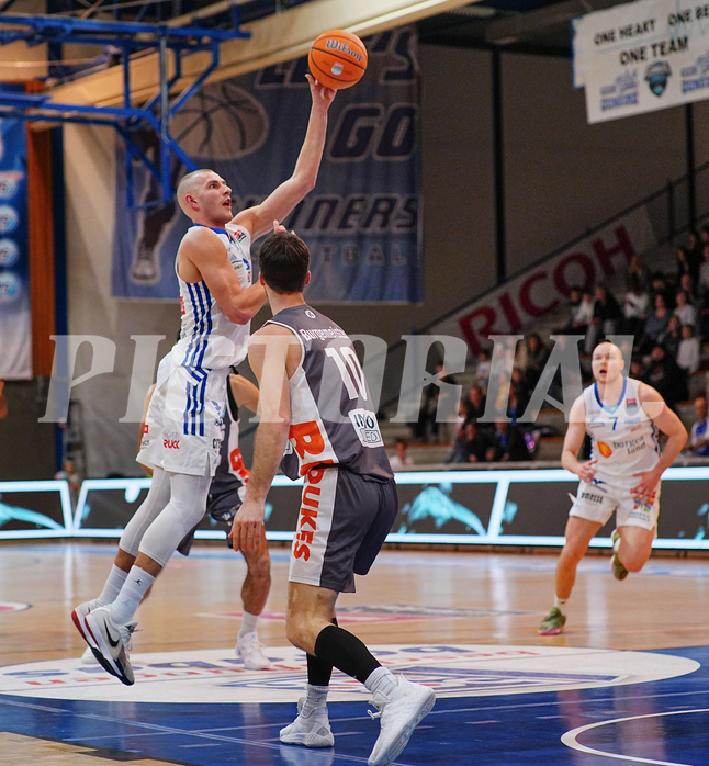 Basketball Superliga 2024/25, Grunddurchgang 13.Runde Oberwart Gunners vs. KLosterneuburg Dukes