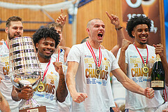 Basketball, Basketball Superliga 2024/25, Playoffs, Finale Spiel 1, Oberwart Gunners vs. BBC Nord Dragonz