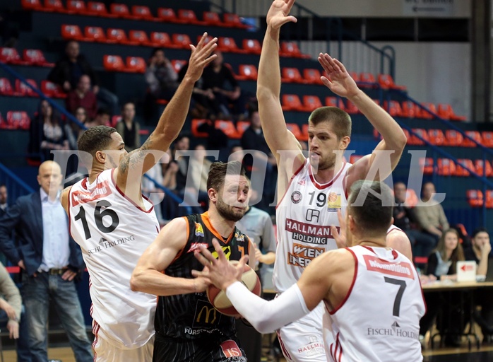 Basketball ABL 2015/16 Playoff Viertelfinale Spiel 2 BC Vienna vs Fürstenfeld Panthers