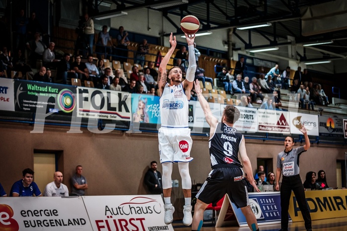 Basketball, ABL 2018/19, Grunddurchgang 1.Runde, Oberwart Gunners, Flyers Wels, Hayden Lescault (11)