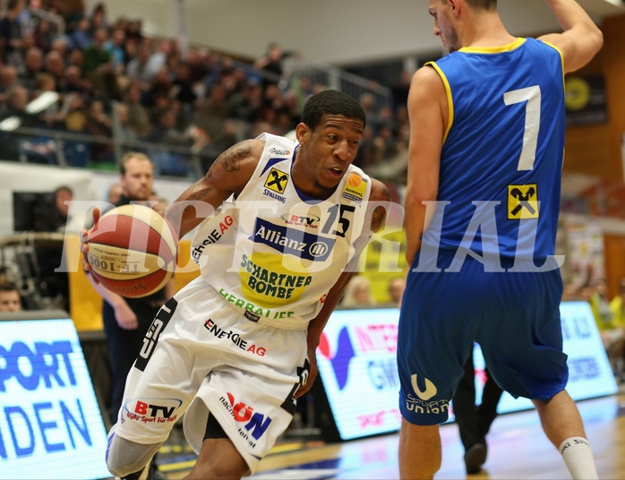 Basketball ABL 2015/16 Grunddurchgang 21.Runde Gmunden Swans vs. UBSC Graz


