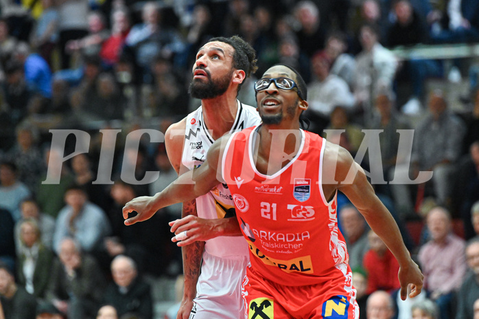 Basketball, Superliga 2024/25, Plazierungsrunde 1.Runde, Flyers Wels vs. Traiskirchen Lions,
