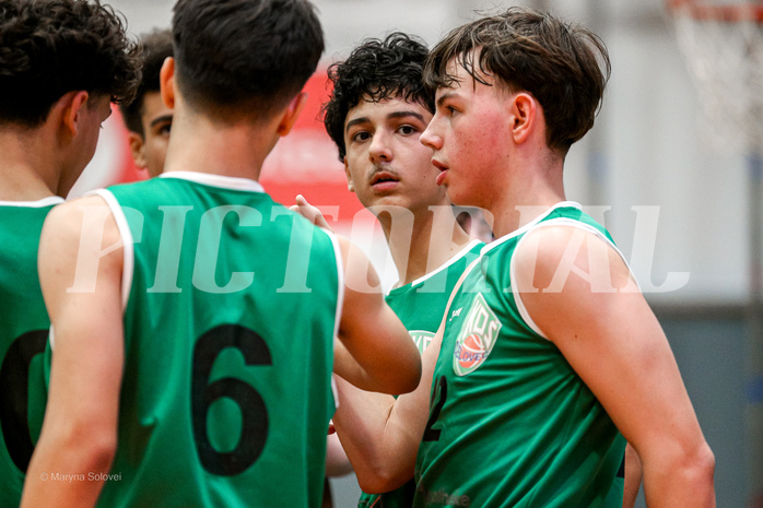 29.03.2025 Österreichischer Basketballverband 2024/25, SLMU16, Basket Dukes vs. KOS Celovec