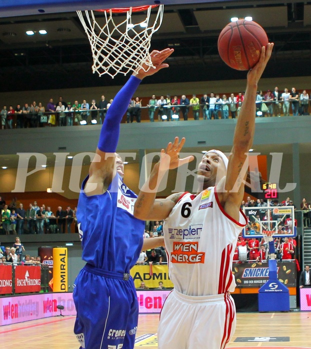 Basketball ABL 2012-13 Snickers-Playoffs Fnale 5.Spiel BC Vienna vs. Oberwart Gunners


