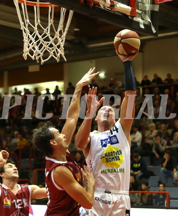 Basketball ABL 2015/16 Grunddurchgang 14.Runde Traiskirchen Lions vs. Gmunden Swans