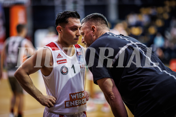 Basketball, Win2Day Superliga 2023/24, Grunddurchgang 18.Runde, BC Vienna, Klosterneuburg Dukes, Mustafa Hassan Zadeh (1)