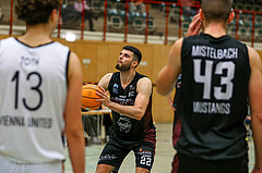 Basketball Zweite Liga 2024/25, Grunddurchgang 11.Runde Vienna United vs. Mistelbach Mustangs


