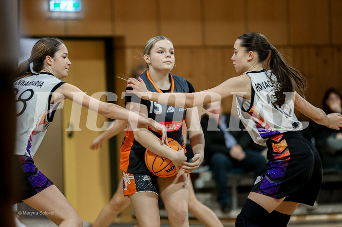 16.02.2025 Österreichischer Basketballverband 2024/25, SLWU16 Vienna United vs Basket Duchess