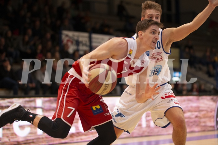 Basketball, ABL 2018/19, Grunddurchgang 11.Runde, Oberwart Gunners, Traiskirchen Lions, Benedikt Güttl (7)
