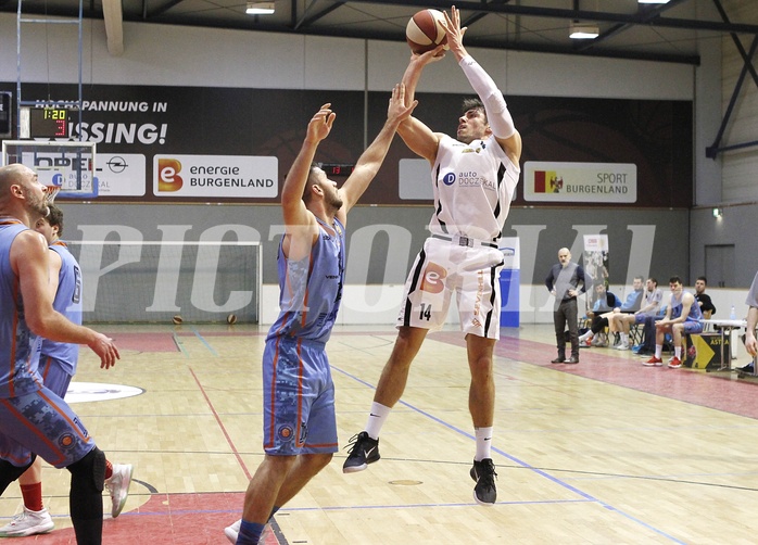 Basketball 2.Bundesliga 2017/18 Grunddurchgang 14.Runde  Jennersdorf Blackbirds vs Basket 2000 Vienna