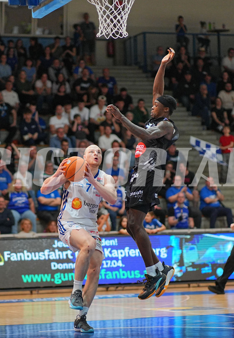 Basketball Superliga 2024/25, Playoffs, Viertelfinale Spiel 1 Oberwart Gunners vs. Kapfenberg Bulls


