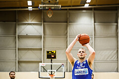 Basketball, bet-at-home Basketball Superliga 2021/22, Grunddurchgang 15.Runde, SKN St. Pölten Basketball, Oberwart Gunners, Renato Poljak (16)
