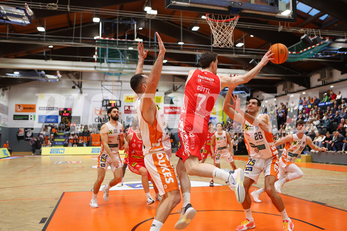 Basketball Superliga 2024/25, 6.Plazierungsrunde Klosterneuburg Dukes vs. TRaiskirchen Lions