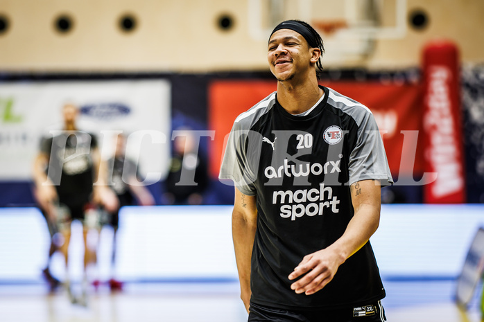 Basketball, Win2Day Superliga 2023/24, Grunddurchgang 16.Runde, SKN St. Pölten, Flyers Wels, Christopher Ferguson (20)