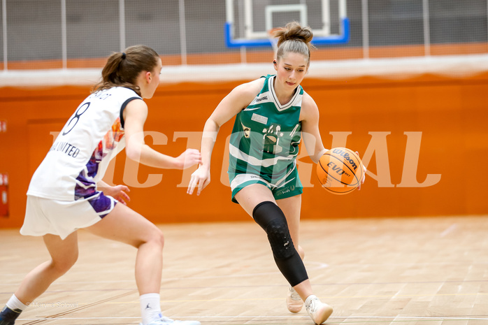 26.01.2025 Österreichischer Basketballverband 2024/25, SLWU19, Vienna United vs. UBI Graz