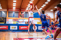 Basketball, Win2Day Superliga 2022/23, 6. Qualifikationsrunde, Traiskirchen Lions, BBC Nord Dragonz, Hannes Joseph Kogelnik (5)