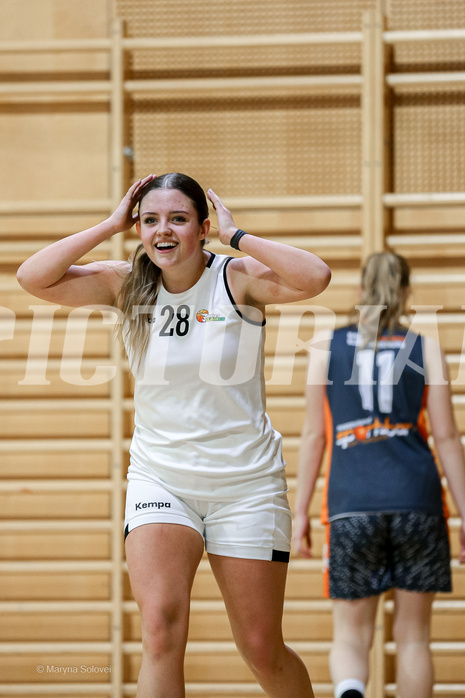 22.02.2025 Österreichischer Basketballverband 2024/25, SLWU19 Basket Flames UNION vs Basket Duchess