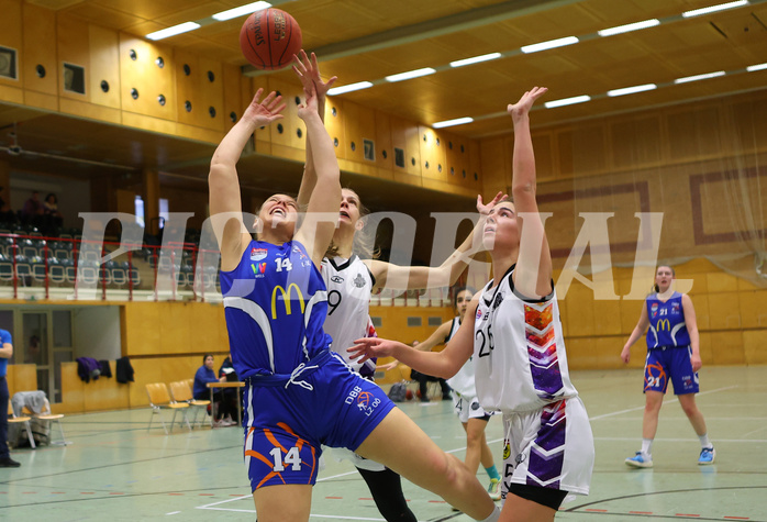 Basketball Damen Superliga 2022/23, Grunddurchgang 11.Runde Vienna United vs. DBB LZ OÖ


