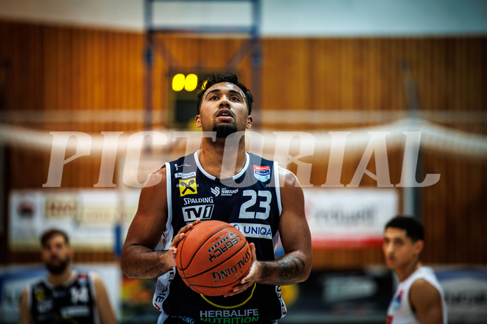 Basketball, win2day Basketball Superliga 2022/23, Grunddurchgang Runde 7, Oberwart Gunners, Gmunden Swans, 