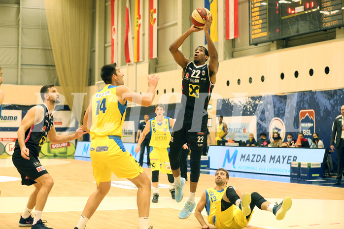 Basketball Superliga 20120/21, Grunddurchgang 7.Runde SKN St.Pölten vs. Flyers Wels