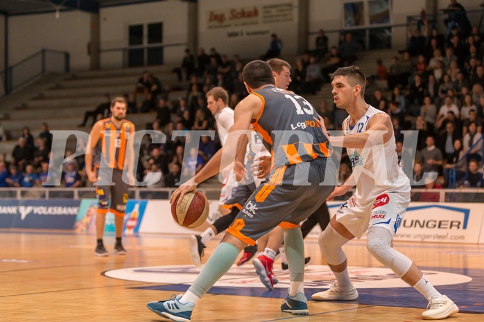 Basketball, ABL 2017/18, Grunddurchgang 17.Runde, Oberwart Gunners, Klosterneuburg Dukes, Edin Bavcic (13)