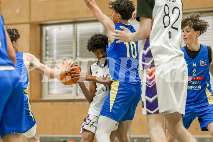 27.04.2025 Österreichischer Basketballverband 2024/25, SLMU16, VF Vienna United vs. SKN St. Pölten