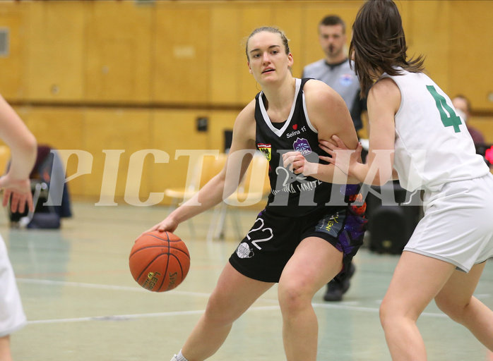 Basketball Damen Superliga 2021/22, Grundducrhgang 14.Runde Vienna United vs. KOS Celovec


