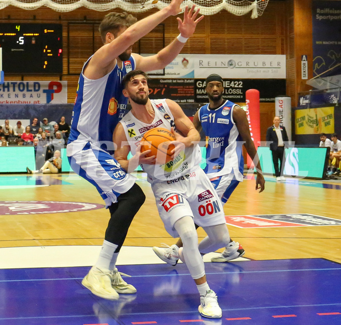 Basketball Superliga 2023/24, Grunddurchgang Runde 8 Gmunden Swans vs. Oberwart Gunners