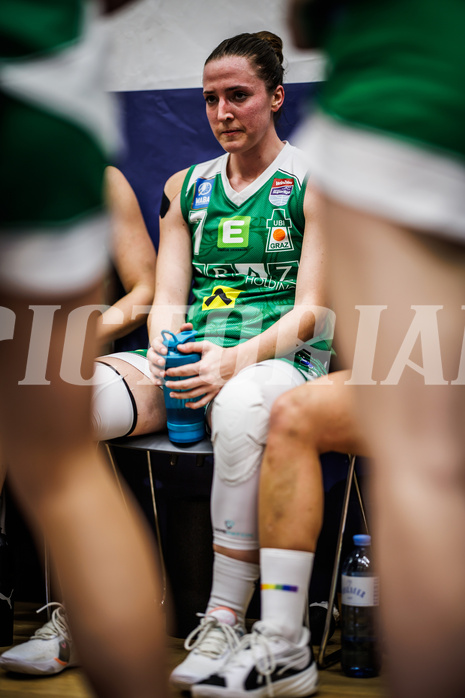 Basketball, Win2Day Basketball Damen Superliga 2023/24, Playoff, Finale Spiel 3, SKN St. Pölten, UBI Graz, Simone Schwarzinger (7)
