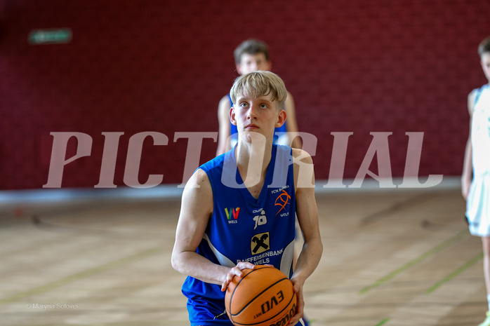 31.03.2025 Österreichischer Basketballverband 2024/25, SLMU14 Basket Flames WAT vs. FSN Baskets Wels