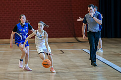 27.04.2025 Österreichischer Basketballverband 2024/25, SLWU16 VF Basket Flames UNION vs. DBB  Basketgirls Wels