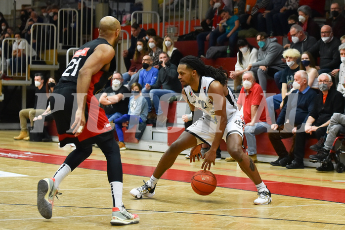 Basketball Superliga 2021/22, Grunddurchgang 14. Runde Flyers Wels vs. GGMT Vienna
