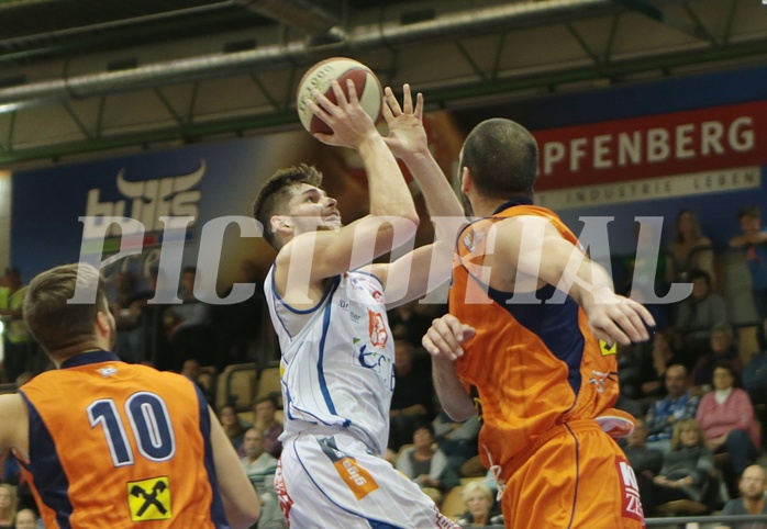Basketball ABL 2016/17 Grunddurchgang 4.Runde Kapfenberg Bulls vs Fürstenfeld Panthers