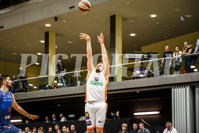 Basketball, Basketball Austria Cup 2019/20, Finale, Kapfenberg Bulls, Klosterneuburg Dukes, Christoph Jakubowski (12)