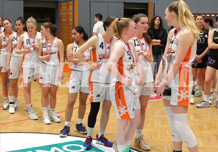 Superliga 2022/23, WU19 Finale, Siegerehrung Basketduchess Klosterneuburg vs. Vienna United


