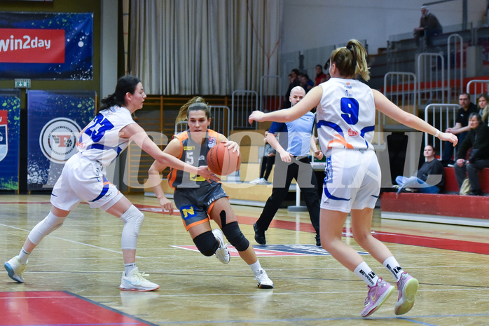 Win2Day Basketball, Damen Superliga 2022/23, Grunddurchgang 13. Runde, DBB LZ OÖ vs BK Raiffeisen Duchesse Klosterneuburg,
