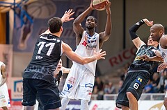 Basketball ABL 2015/16 Grunddurchgang 31.Runde Oberwart Gunners vs. Traiskirchen Lions