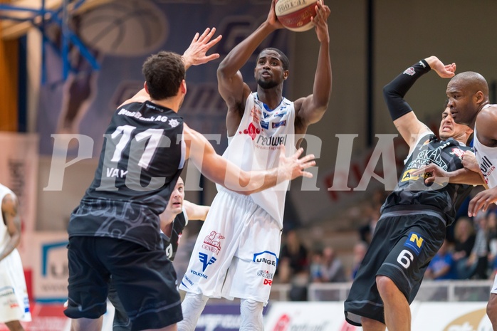 Basketball ABL 2015/16 Grunddurchgang 31.Runde Oberwart Gunners vs. Traiskirchen Lions