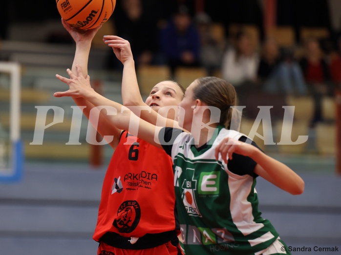 Basketball Superliga 2024/25, SLWU14 Traiskirchen Lionesses vs. UBI Graz


