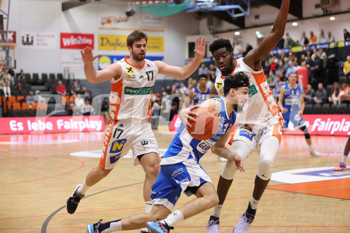 Basketball Superliga 2022/23, 4. Plazierungsrunde Klosterneuburg Dukes vs. Oberwart Gunners


