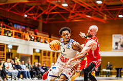 Basketball, win2day Basketball Superliga 2024/25, Grunddurchgang Runde 3, BBC Nord Dragonz, Flyers Wels, Rayshawn Mart (3)