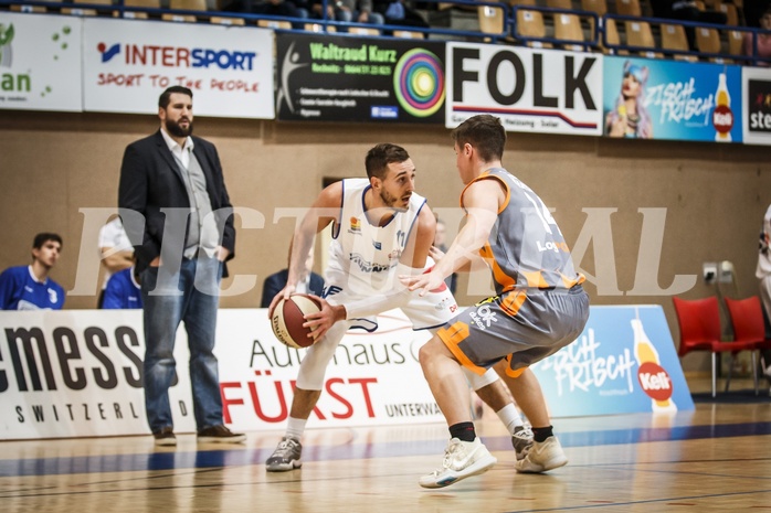Basketball, ABL 2018/19, Grunddurchgang 13.Runde, Oberwart Gunners, Klosterneuburg Dukes, Hayden Thomas Lescault (11)