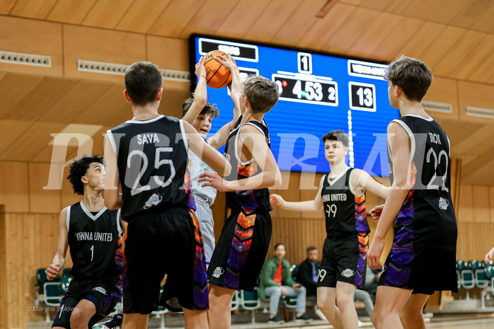 09.03.2025 Österreichischer Basketballverband 2024/25, SLMU14, STARS Basketball vs Vienna United 09.03.2025 Österreichischer Basketballverband 2024/25, SLMU14, STARS Basketball vs Vienna United