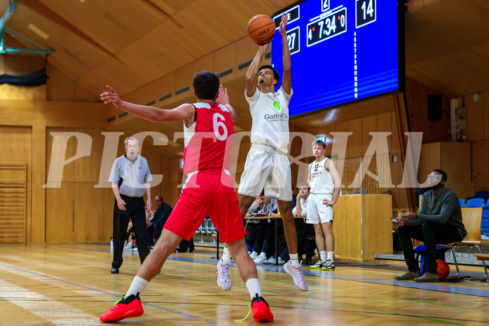 26.11.2024 Österreichischer Basketballverband 2024/25, SLMU19 Basket Flames vs. Mattersburg Rocks