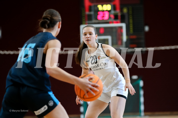 15.02.2025 Österreichischer Basketballverband 2024/25, SLWU19, Basket Flames UNION vs. Vienna Timberwolves