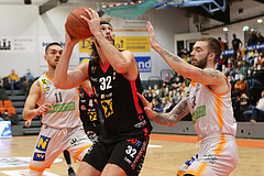 Basketball Superliga 2021/22, Grunddurchgang 17.Runde Klosterneuburg Dukes vs. Flyers Wels


