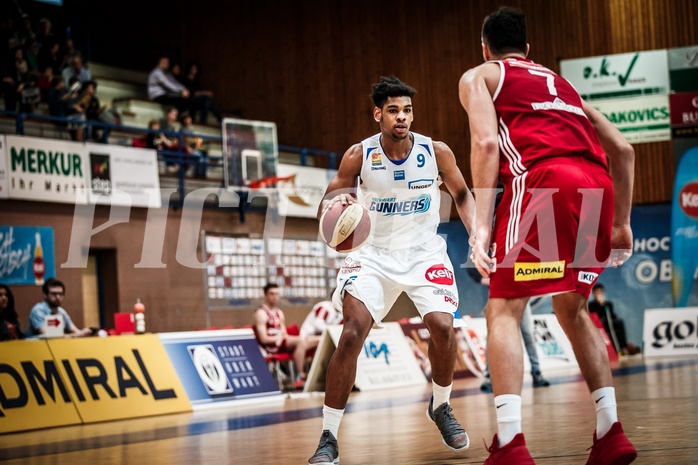 Basketball, ABL 2017/18, Grunddurchgang 27.Runde, Oberwart Gunners, BC Vienna, Gregg Denzel (9)