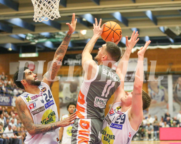 Basketball Superliga 2023/24, 1.Plazierungsrunde Gmunden Swans vs. Klosterneuburg Dukes