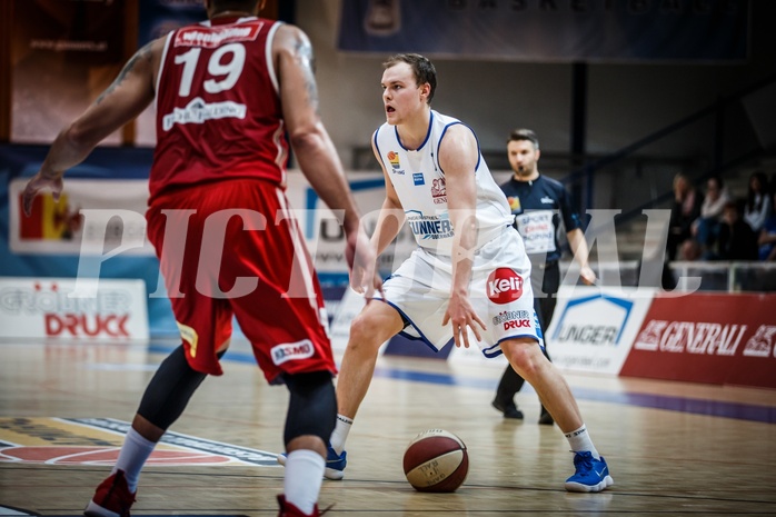 Basketball, ABL 2018/19, Grunddurchgang 21.Runde, Oberwart Gunners, BC Vienna, Sebastian Käferle (7)